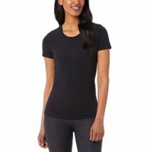 32 DEGREES Womens Short Sleeve T-Shirts, 2-Pack Size Medium Color Black/Purple - £19.57 GBP