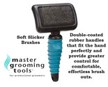 Master Grooming Tools MEDIUM SOFT SLICKER BRUSH Ergonomic DOG CAT Dematt... - $13.99