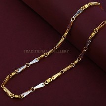 Unisex Italian Turkey chain 916% 22k Gold Chain Necklace Daily wear Jewelry 26 - £3,039.80 GBP+