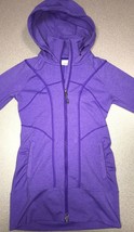 Athleta Hoodie Zip Up Stretch Purple Running Yoga Walking XX-Small (2X S... - £35.41 GBP