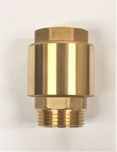 Hallmark Industries &quot;Check Valve, Brass, 1&quot; Npt Male In/ 1 Fnpt, Sp0465X... - $33.99