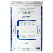 5 Pack Of TripLOK Tamper Evident Bags Dimensions: 20&quot; x 28&quot; Fast Free Ship! - $9.83