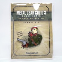 Metal Gear Solid 3 Revolving Ocelot Pin with Spinning Revolver Gun 1.4&quot; Enamel - £17.57 GBP
