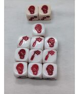 (12) White/Cream Colored Zombicide Dice 16MM - $30.66 CAD
