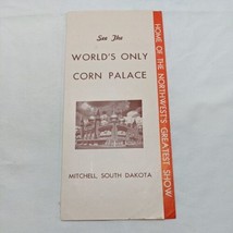 See The World&#39;s Only Corn Palace Mitchell South Dakota Travel Brochure - £11.17 GBP