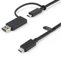 STARTECH.COM USBCCADP 3.3FT USB C CABLE WITH USB A ADAPTER DONGLE - USB ... - £46.06 GBP