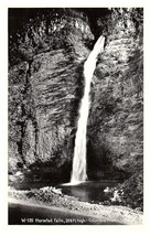 RPPC Postcard Horsetail Falls Columbia River Highway Oregon - £4.71 GBP
