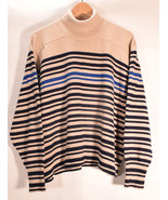 Rag &amp; Bone New York Womens Oatmeal Multi Ann Striped Tneck S NWT - $339.57 CAD