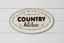 Country Kitchen tin Sign - 20 inch - £24.04 GBP
