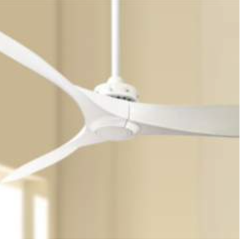 Aviation FAN Retro Mod Big Ass STYLE 60" Ceiling Fan White Remote Control - £465.21 GBP