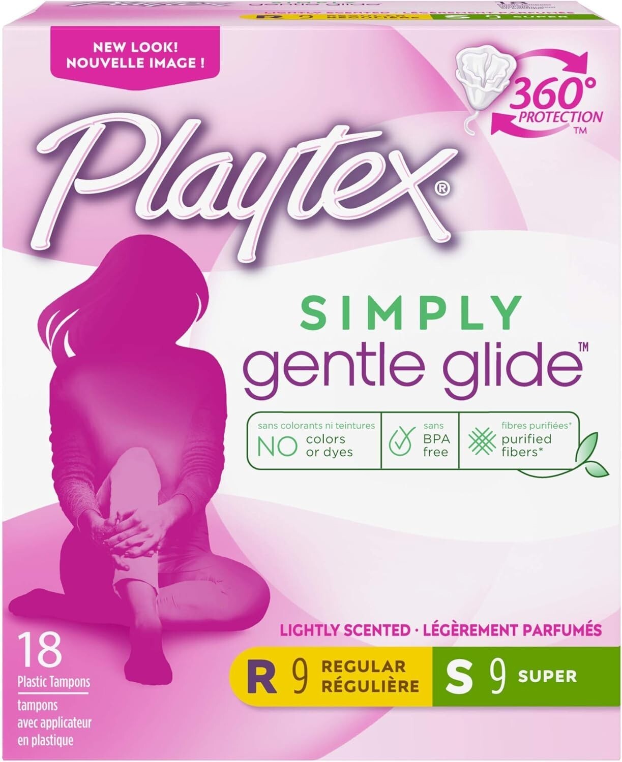 Playtex Gentle Glide Tampons Triple Layer Protection, Regular and Super,... - $19.99