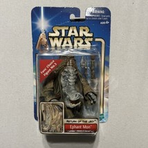 Hasbro 2002 Star Wars Ephant Mon Action Figure Return of the Jedi Fan's Choice - $39.59