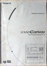 Roland SC-155 Sound Generator Original Service Manual Schematics Parts L... - $39.59