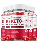 OptiBlend Keto ACV Gummies Daily Support with Apple Cider Vinegar 5 Pack - $2,613.83 MXN