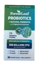 Probiotics 100 Billion CFU 26 Strains w/Organic Prebiotic Blend &amp; Digestive Enzy - £15.00 GBP