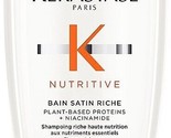 Kerastase Nutri-Bain Satin Riche Shampoo 250 ml / 8.5 oz Brand New Fresh - £24.03 GBP