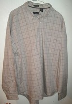 Men&#39;s Fashion VAN HEUSSEN Wrinkle Free Long Sleeve Dress Shirt Sz L 16-16 1/2 - £27.96 GBP