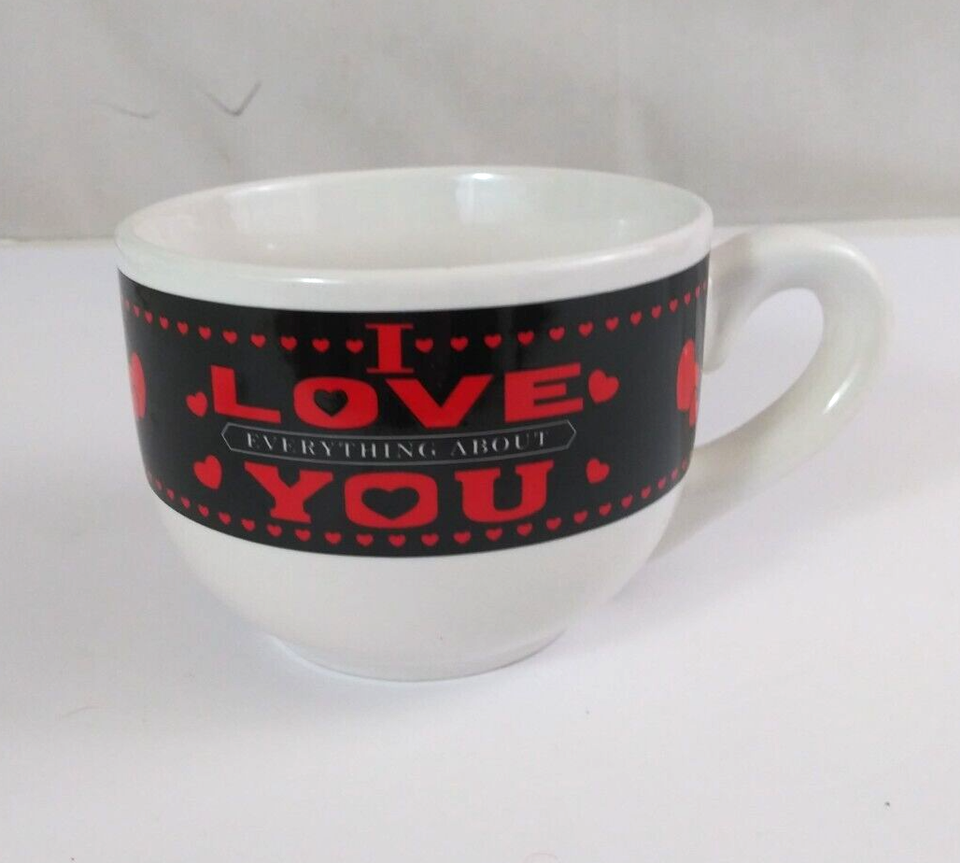 MTY International I Love Everything About You 3.18&quot; Coffee Cup - $11.87
