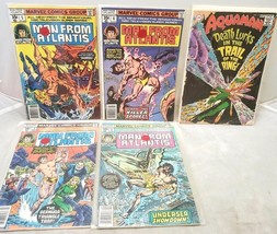 Aquaman The Trail of the Ring and Marvel Comics Group Marvel Man From Atlantis - £5.53 GBP