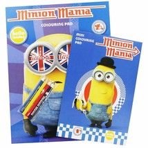 Minion Mania Colouring Play Pack (2 X Pads &amp; Pencils) - £2.45 GBP