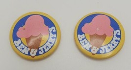 Ben &amp; Jerry&#39;s Ice Cream Vintage Pin Lot Ice Cream Cone - £15.13 GBP