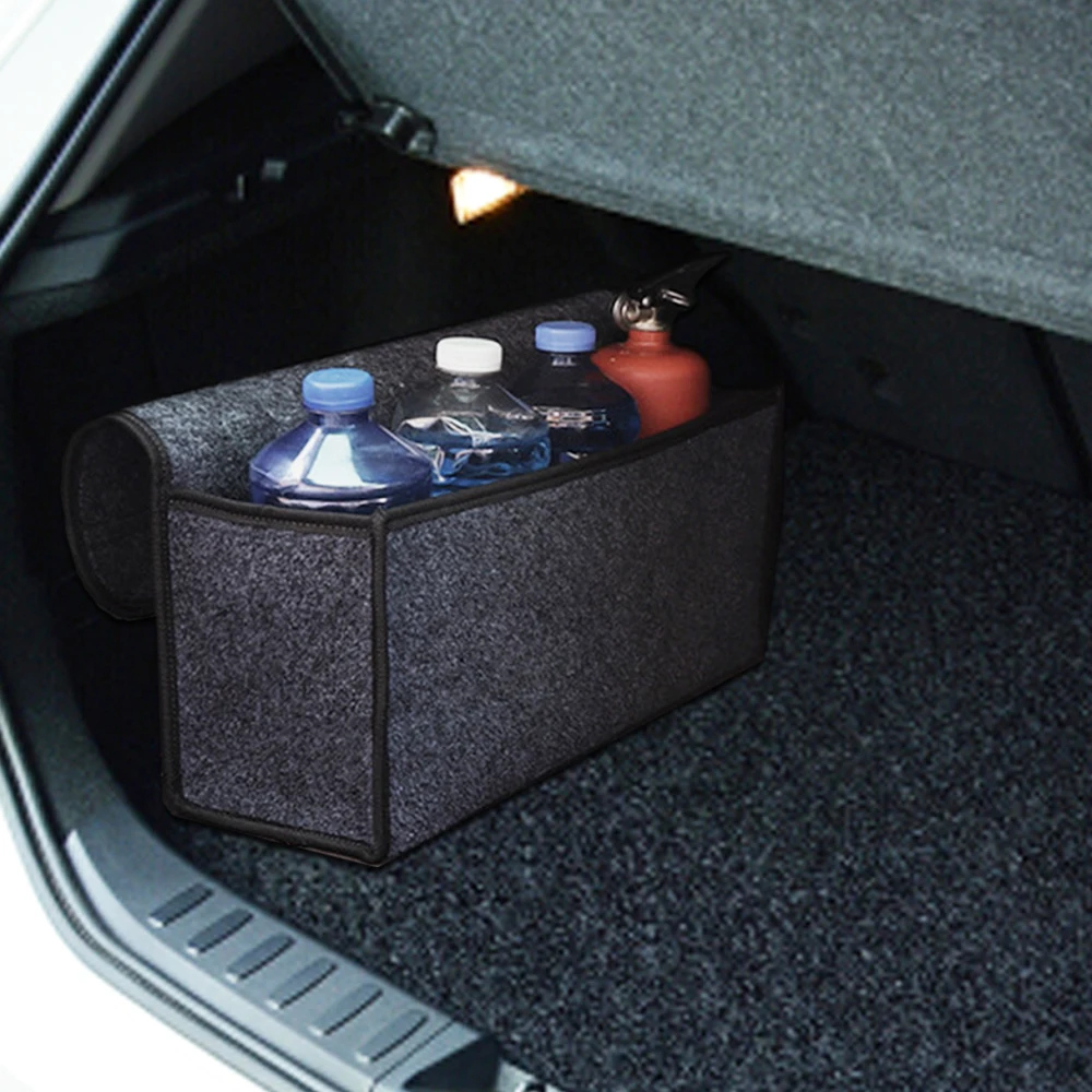 Portable Car Trunk Organizer Foldable Felt Cloth Storage Box Case Car Storage - £16.89 GBP+