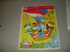 1976 Whitman Disney's America On Parade Frame Tray Puzzle Disney Donald Duck - $89.09