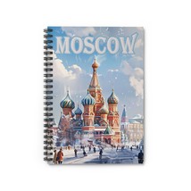 City of Moscow Russia Spiral Notebook | Ruled Line Journal | 118 pages - £15.77 GBP