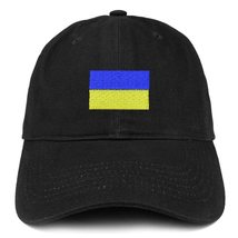 Trendy Apparel Shop Ukraine Flag Embroidered Low Profile Soft Cotton Baseball Ca - £15.95 GBP