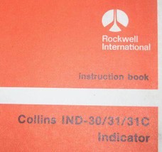 Rockwell Collins IND-30/31/31C Indicator Instruction Book manual - £118.70 GBP