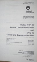 Rockwell Collins RCP/CCU-65 Remote Control Compensation Instruction manual Book - £118.70 GBP