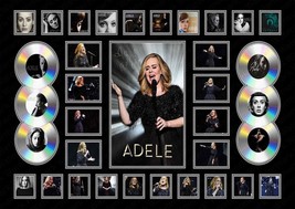 1101 ADELE A4 Signed Limited Edition Pre Printed Memorabilia Photo Reproduction  - £7.99 GBP