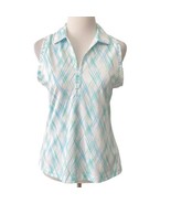 Calloway Sleeveless Shirt Top Women&#39;s Tennis Pickle Ball Golf Medium Whi... - $31.19 CAD