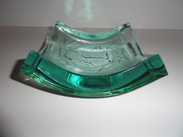Stephen Schanser Art Glass Bowl Brush Strokes Signed and Dated image 2