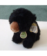 Aurora babies stuffed baby black  bear plush animal with tags free shipp... - $21.73