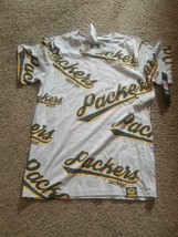 NWT Boys Green Bay Packers Football Short Sleeve t Shirt Official NFL  L... - £13.74 GBP
