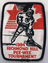 Vintage Sports Patch Canada Richmond Hill Pee Wee Tournament 1984 - £3.90 GBP