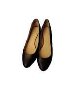 Rockport Womens 10 Dress Shoes Black Stacked Wood Wedge Heels Pumps Adip... - $46.77 CAD