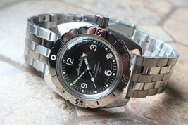 Russian Mechanical Automatic Wrist Watch Vostok Amphibian Diver 150344 - £98.86 GBP