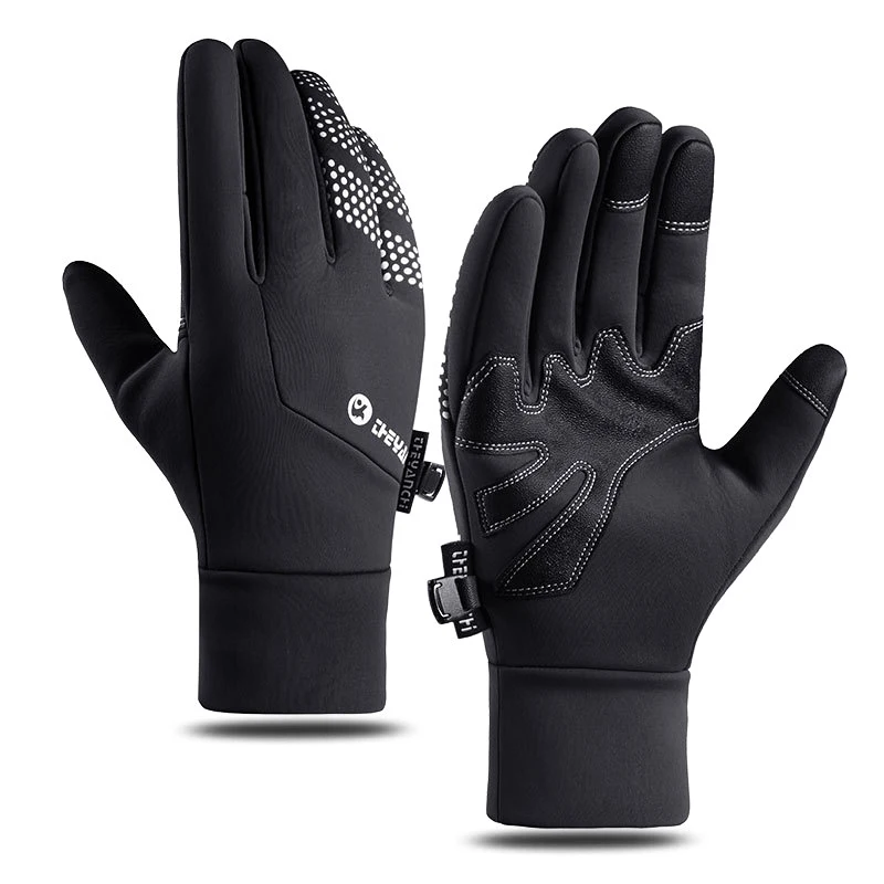 Winter Warm Gloves Waterproof Windproof Cold-proof Touch Screen Cycling Gloves M - $47.08