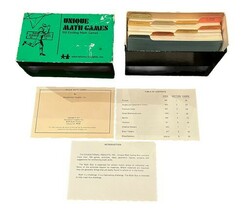 VTG 1971 Unique Math Games 150 Exciting Games Educational Insights - COM... - $39.62