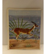 Playskool Golden Press Gazelle Vintage Puzzle 8&quot; x 9 7/8&quot; - $18.43 CAD