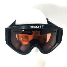 Scott Motocross Black Goggles Skiing Snowboarding Adult Comfort w/bag holder - £34.13 GBP
