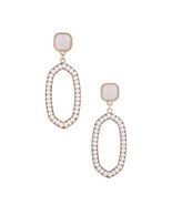 New Beaded Oval Post Drop Earrings - €9,00 EUR