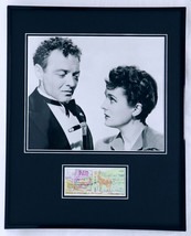 Mary Astor Signed Framed 16x20 Check &amp; Maltese Falcon Poster Set JSA - £118.69 GBP