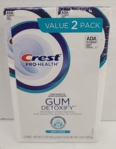 2Pk Crest Pro-Health GUM DETOXIFY Deep Clean Fluoride Toothpastes - 3.7 ... - £11.83 GBP