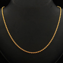 22k Print Amazing Gold 9inch Ball Chain Grand Uncle Gift Presidents&#39; Day Jewelry - £965.96 GBP