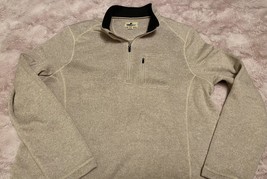 Woolrich 1/4 Zip Pullover Long Sleeve Chest Pocket Fleece Sweater Mens XXL - $20.56