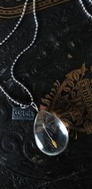 Antique Vintage Victorian Silver 800 Dandelion Wish Pendant on Chain - 8... - $117.81