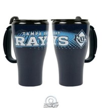 MLB Baseball Tampa Bay Devil Rays 16 Oz Roadster Plastic Tumbler Coffee Mug Cup - £4.52 GBP